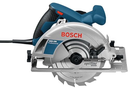 Bosch Professional GKS 190 - Sierra circular (1400 W, Ø disco 190 mm, en caja)